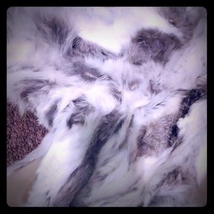 Faux fur coat